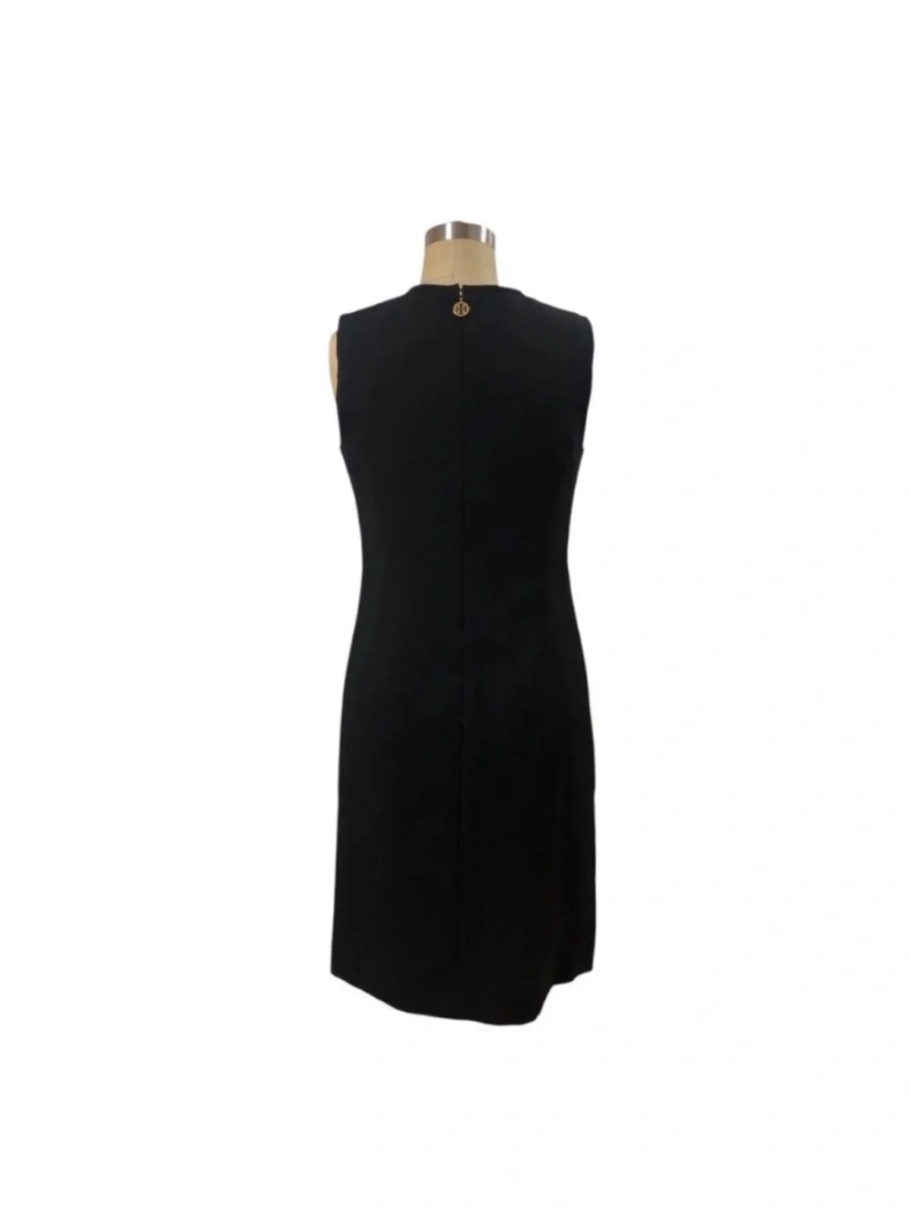 TORY BURCH Elegant Black Sleeveless Dress sz6 classic Midi black special events